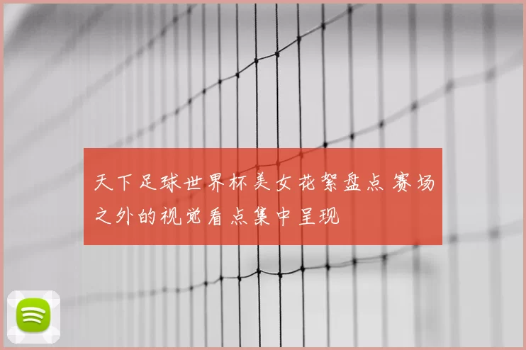 天下足球世界杯美女花絮盘点 赛场之外的视觉看点集中呈现